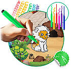 Килимок для розфарбовування 120 x 90 x 0,3 см Ricokids, фото 5