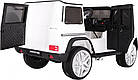 Дитяча акумуляторна машинка Mercedes AMG G65 Біла, фото 3