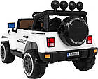Дитячий акумуляторний позашляховик Білий, фото 4