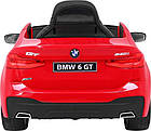Дитяча акумуляторна машинка BMW 6 GT Червона, фото 5