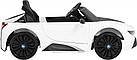 Дитяча акумуляторна машинка BMW I8 Lift Battery Car Біла, фото 7