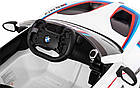 Дитяча акумуляторна машинка BMW M6 GT3 Біла, фото 9