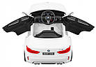 Дитячий електромобіль BMW X6M білий + пульт + EVA + вільний запуск + аудіо панель + LED, фото 8