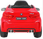 Дитяча акумуляторна машинка BMW X6M Червона, фото 5