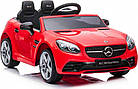 Дитяча акумуляторна машинка Mercedes Benz SLC300 Червона, фото 7
