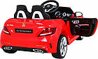Дитяча акумуляторна машинка Mercedes Benz SLC300 Червона, фото 8