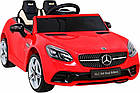 Дитяча акумуляторна машинка Mercedes Benz SLC300 Червона, фото 9