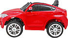 Дитяча акумуляторна машинка BMW X6M Червона, фото 2