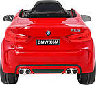 Дитяча акумуляторна машинка BMW X6M Червона, фото 4