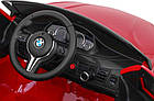 Дитяча акумуляторна машинка BMW X6M Червона, фото 6