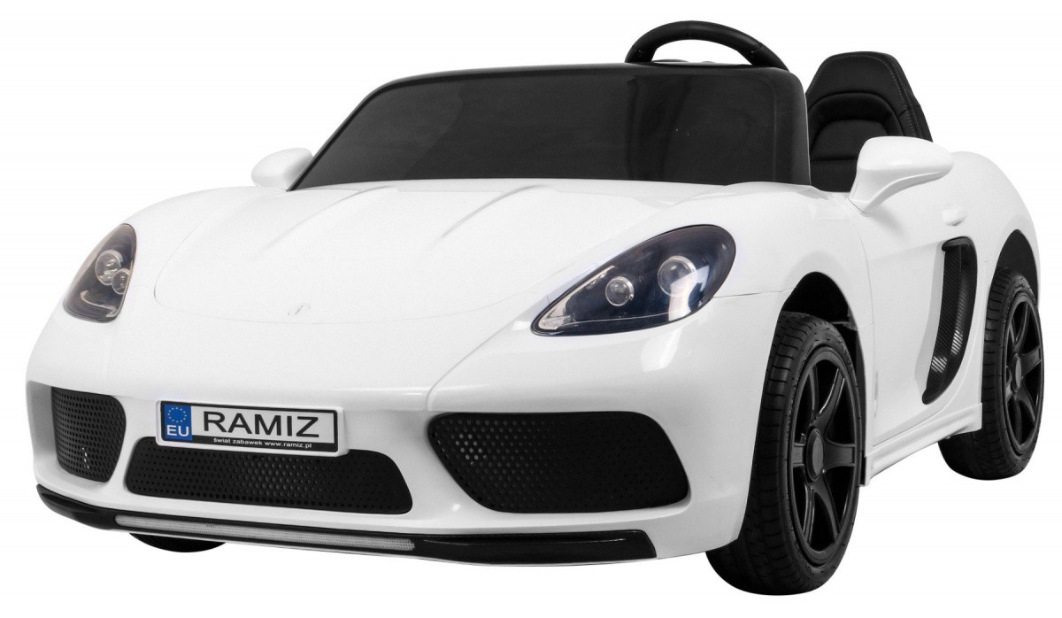 Дитяча акумуляторна машинка Perfecta для 2 дітей Біла, фото 1