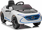 Дитяча акумуляторна машинка Mercedes Benz AMG EQA Біла, фото 5