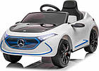 Дитяча акумуляторна машинка Mercedes Benz AMG EQA Біла, фото 6