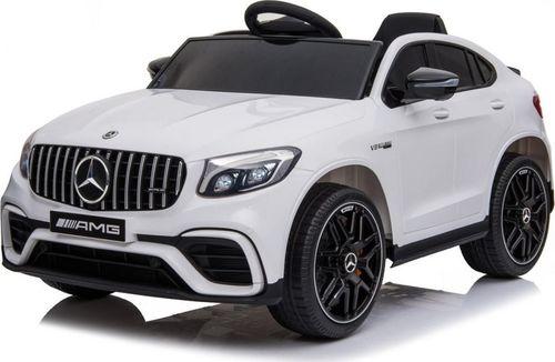 Дитяча акумуляторна машинка Mercedes Benz GLC63S Біла, фото 1