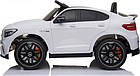 Дитяча акумуляторна машинка Mercedes Benz GLC63S Біла, фото 3