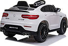 Дитяча акумуляторна машинка Mercedes Benz GLC63S Біла, фото 6