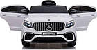 Дитяча акумуляторна машинка Mercedes Benz GLC63S Біла, фото 8