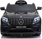 Дитяча акумуляторна машинка Mercedes Benz GLC63S Чорна, фото 2