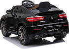 Дитяча акумуляторна машинка Mercedes Benz GLC63S Чорна, фото 4