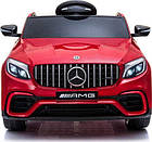 Дитяча акумуляторна машинка Mercedes Benz GLC63S Червона, фото 3