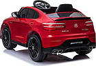 Дитяча акумуляторна машинка Mercedes Benz GLC63S Червона, фото 5