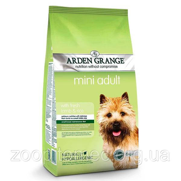Arden Grange (Арден Гранж) Mini Adult Lamb & Rice Сухий корм з ягням і рисом для дрібних порід собак (2 кг)