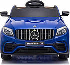 Дитяча акумуляторна машинка Mercedes Benz GLC63S Синя, фото 2