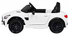 Дитяча акумуляторна машинка Mercedes Benz GT Біла, фото 4