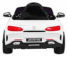 Дитяча акумуляторна машинка Mercedes Benz GT Біла, фото 6