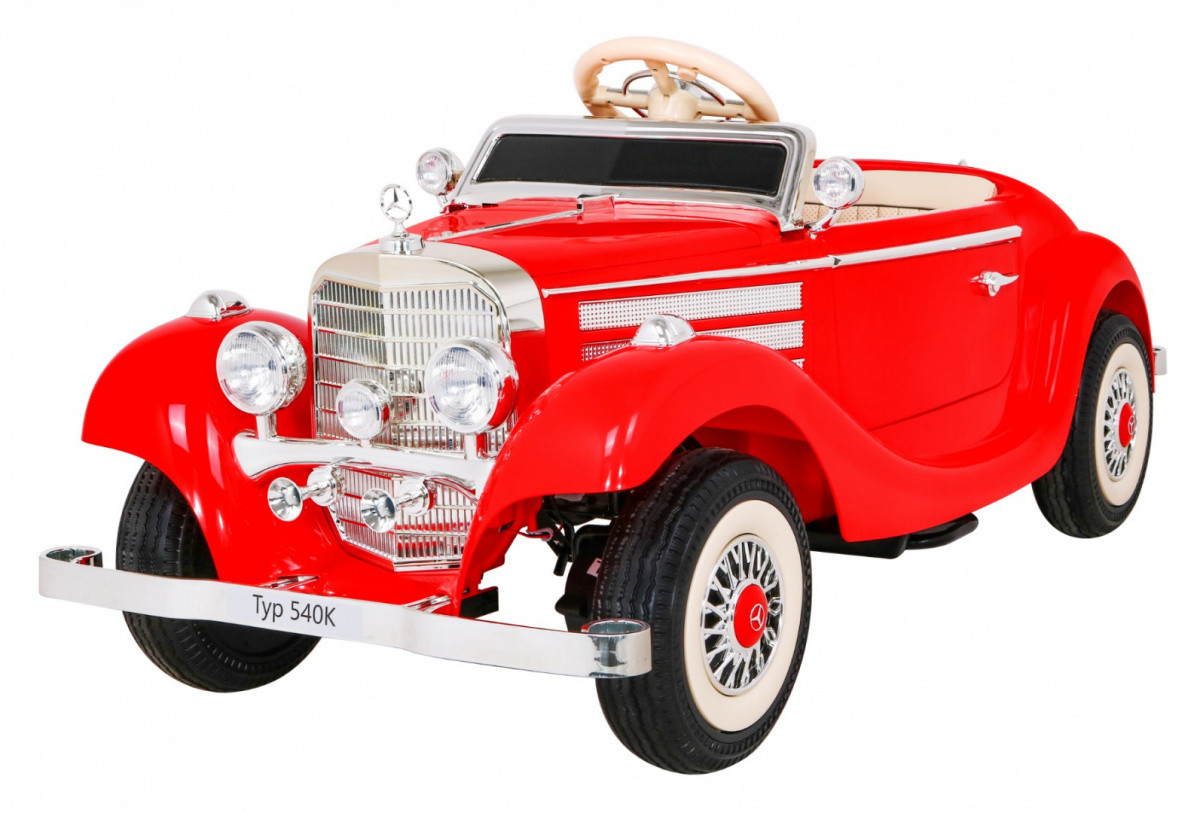 Дитячий акумулятрний автомобіль Mercedes Benz Retro 540A Червоний, фото 1