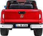 Дитяча акумуляторна машинка Mercedes Benz X-Class Червона, фото 9