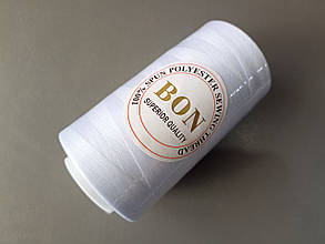 Нитка швейна BON 40/2 4000ярда білий