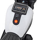 Дитячий акумуляторний мотоцикл Чоппер FASTER Білий + FM Радіо + Аудіо панель + LED, фото 9