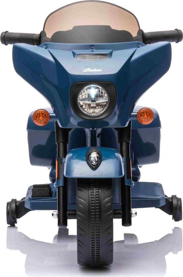 Дитячий акумуляторний мотоцикл Chopper INDIAN Синій, фото 1