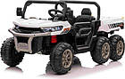 Дитяча акумуляторна машинка фермерська Speed 900 Біла, фото 2