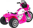 Дитячий акумуляторний мотоцикл RAMIZ PA.JT568.ROZ рожевий, фото 2