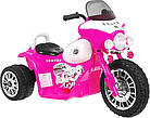 Дитячий акумуляторний мотоцикл RAMIZ PA.JT568.ROZ рожевий, фото 3