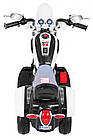 Дитячий акумуляторний мотоцикл NightBike білий, фото 7