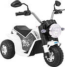 Дитячий акумуляторний мотоцикл RAMIZ MiniBike білий, фото 7