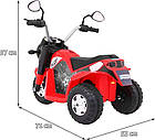 Дитячий акумуляторний мотоцикл RAMIZ MiniBike червоний, фото 8