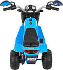 Дитячий акумуляторний мотоцикл RAMIZ MiniBike блакитний, фото 5