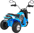 Дитячий акумуляторний мотоцикл RAMIZ MiniBike блакитний, фото 6