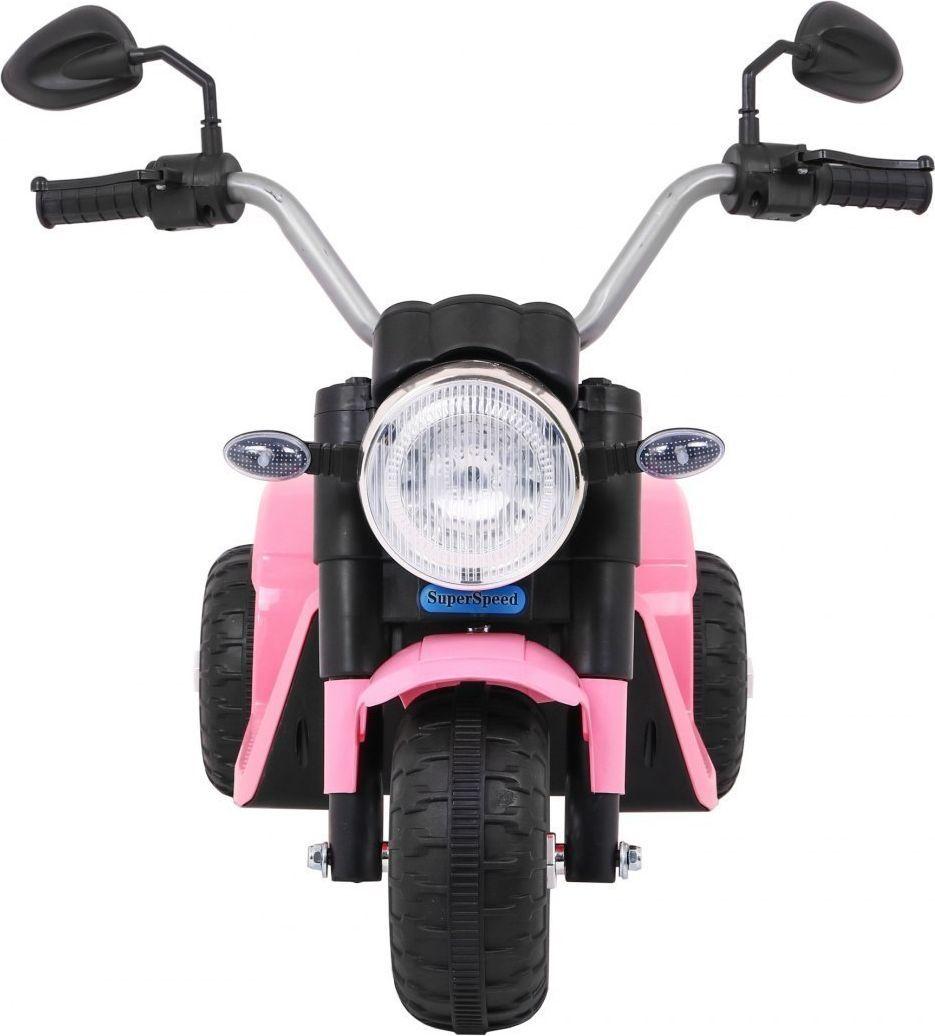Дитячий акумуляторний мотоцикл RAMIZ MiniBike рожевий, фото 1