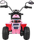 Дитячий акумуляторний мотоцикл RAMIZ MiniBike рожевий, фото 4