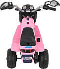 Дитячий акумуляторний мотоцикл RAMIZ MiniBike рожевий, фото 5