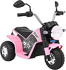 Дитячий акумуляторний мотоцикл RAMIZ MiniBike рожевий, фото 7