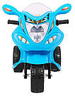 Дитячий електричний триколісний мотоцикл BJX-088 Синій + Звуки + Світло, фото 3