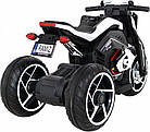 Дитячий акумуляторний мотоцикл Майбутнє Білий, фото 5