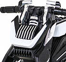 Дитячий акумуляторний мотоцикл Майбутнє Білий, фото 7