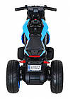 Дитячий акумуляторний мотоцикл Майбутнє для дітей Блакитний, фото 7
